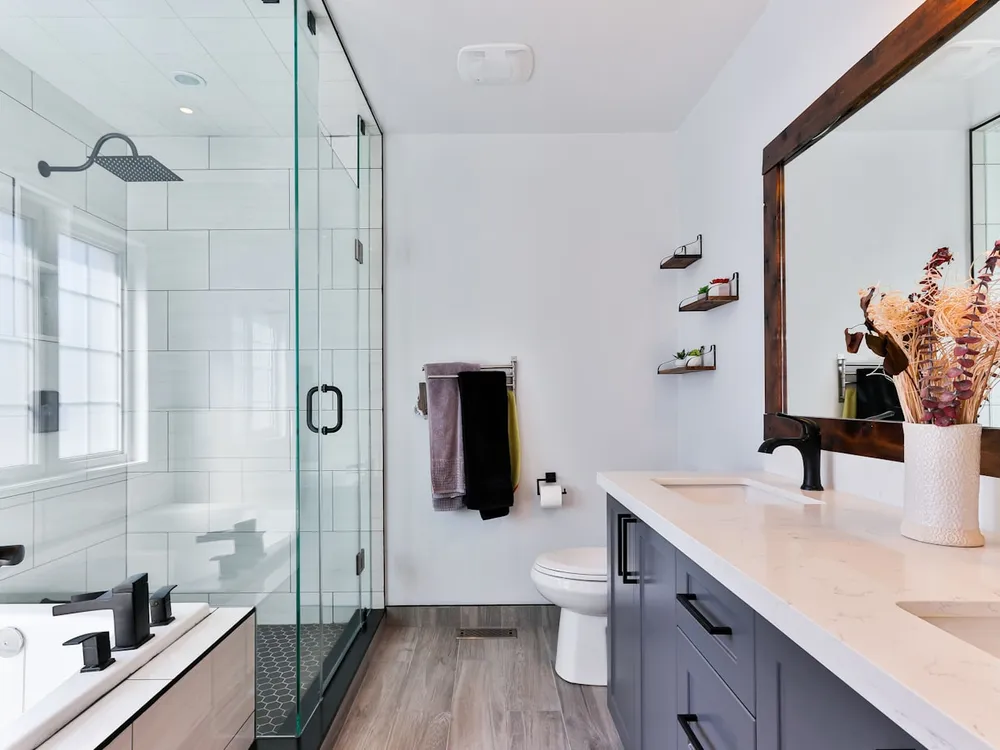 Bathroom Remodeling work by our crew