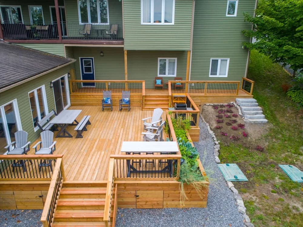 Decks & Outdoor Structures work by our crew