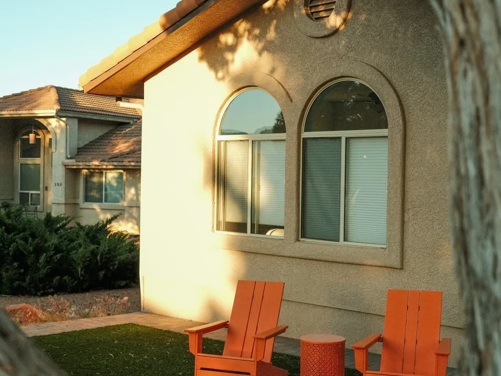 Stucco work by our crew